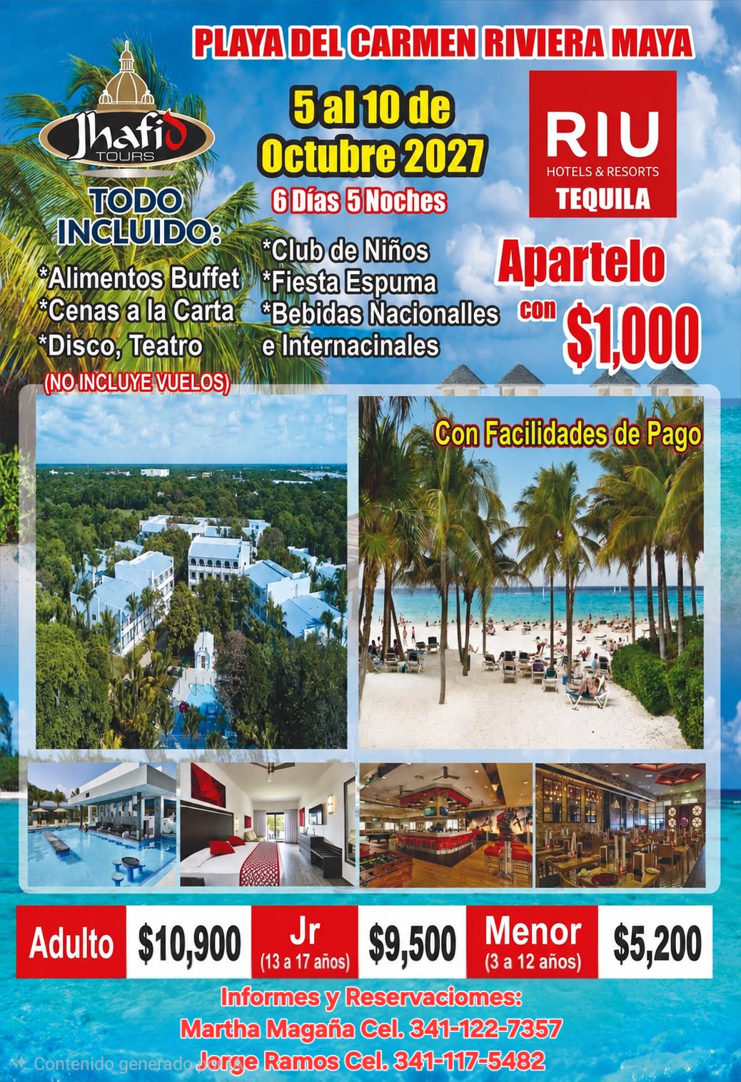 Riu Tequila Playa del Carmen 2027